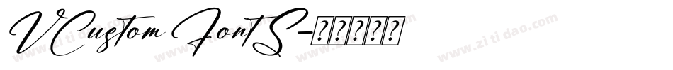 VCustom FontS字体转换